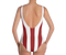 Dogs and Stripes One-Piece Swimsuit