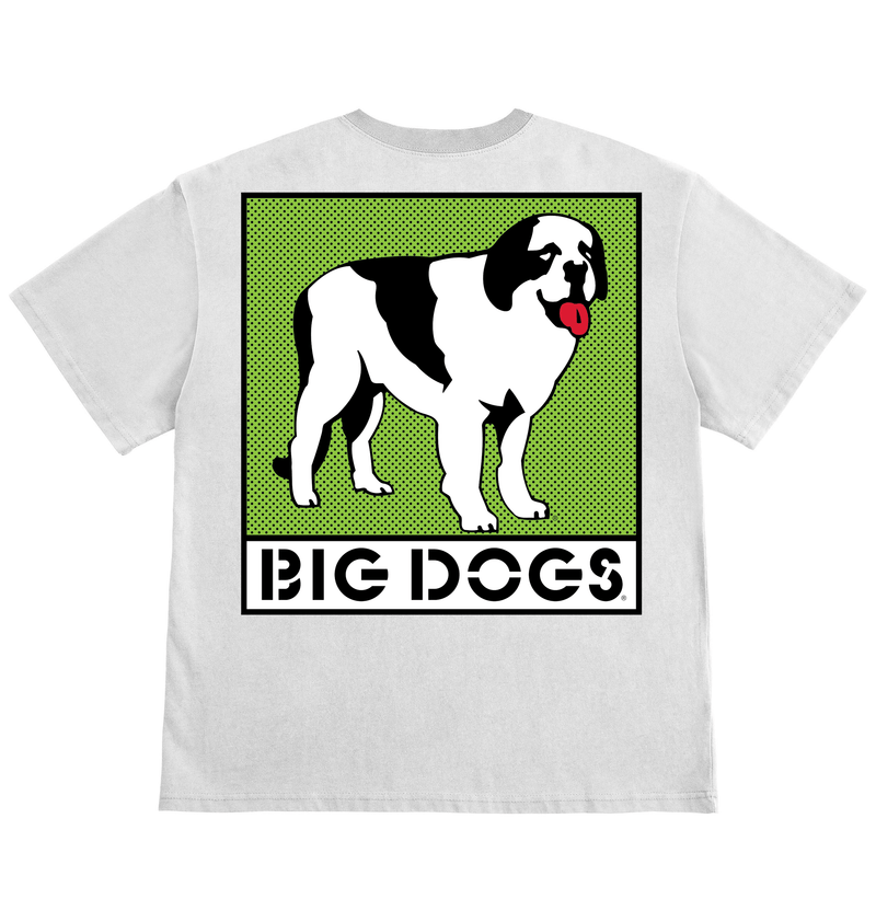 Box Logo Lime T-shirt – Big Dogs