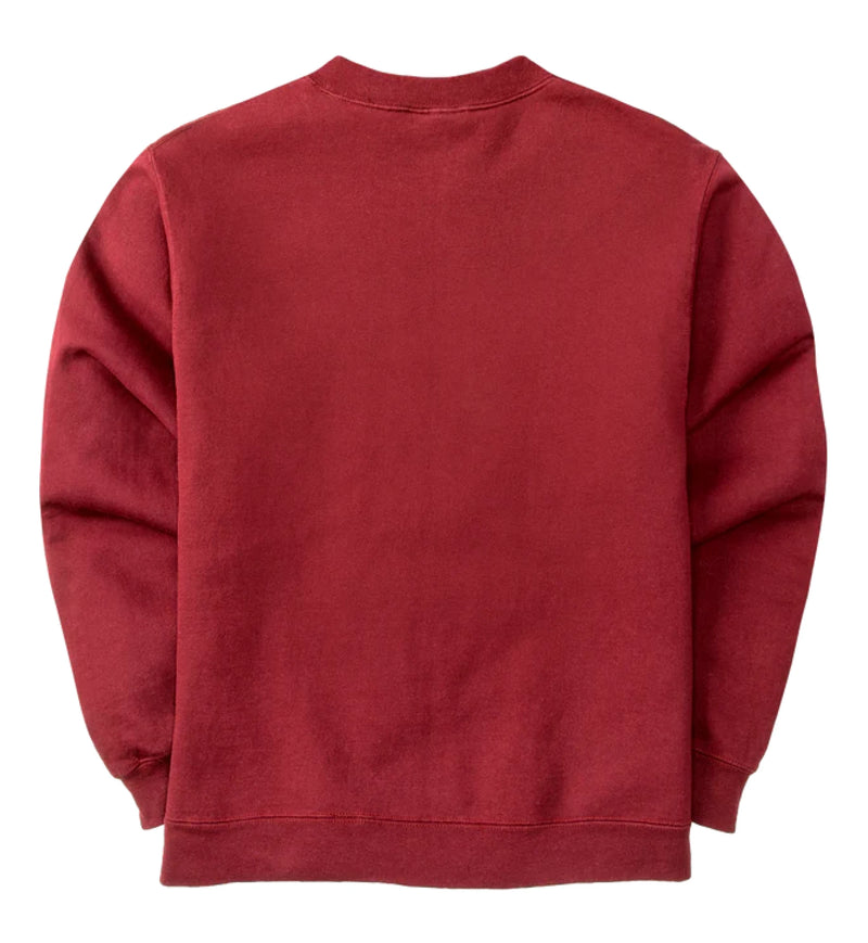 French Terry Fleece Embroidered Crew
