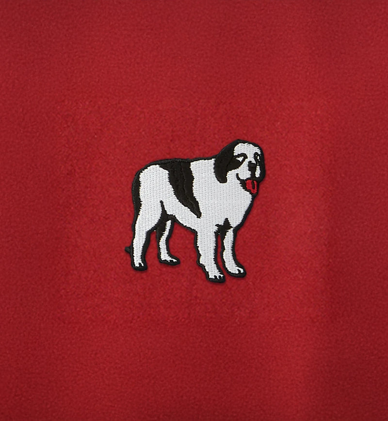 French Terry Fleece Embroidered Crew