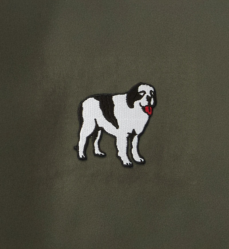 French Terry Fleece Embroidered Crew