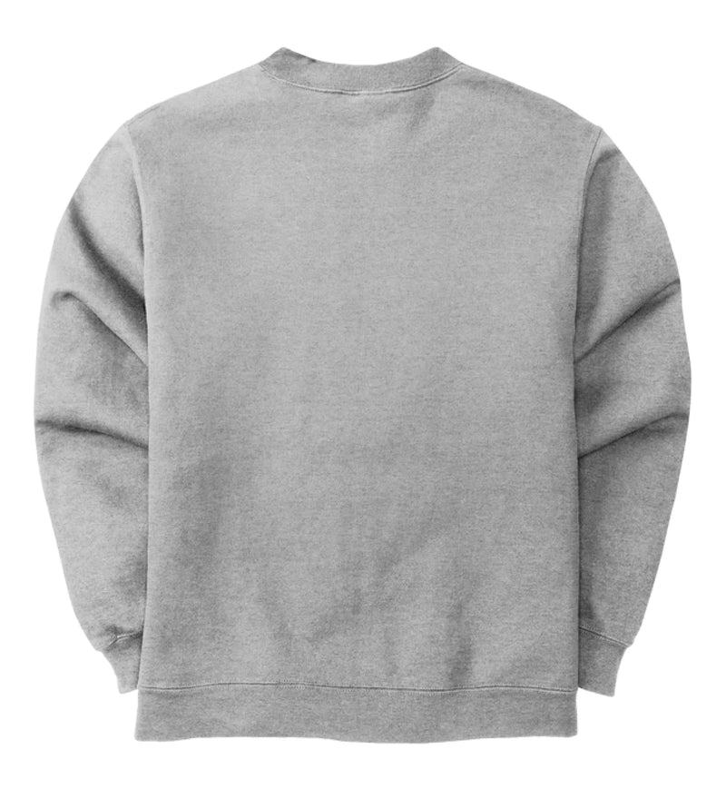 French Terry Fleece Embroidered Crew