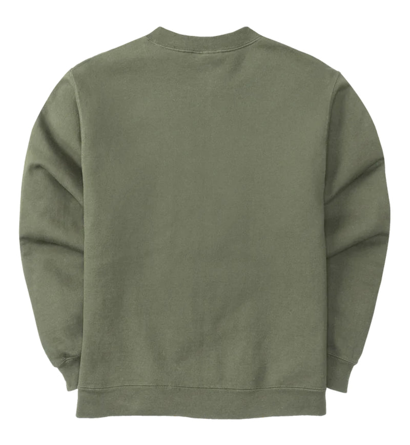French Terry Fleece Embroidered Crew