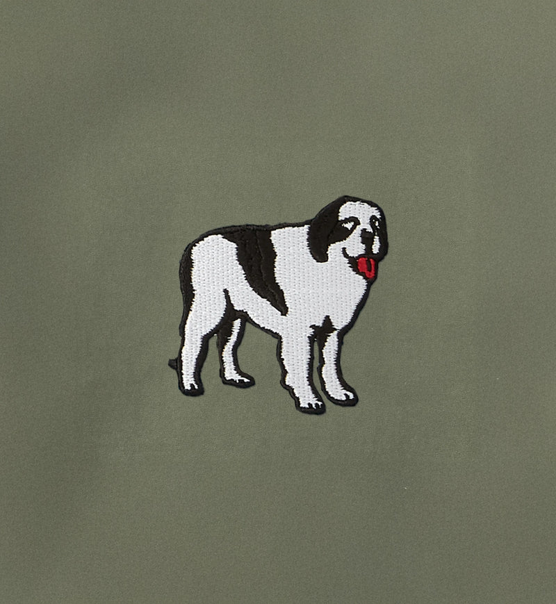 French Terry Fleece Embroidered Crew