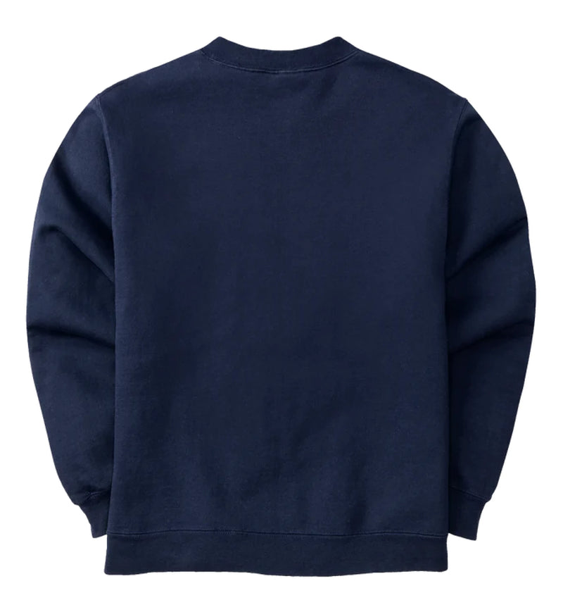 French Terry Fleece Embroidered Crew