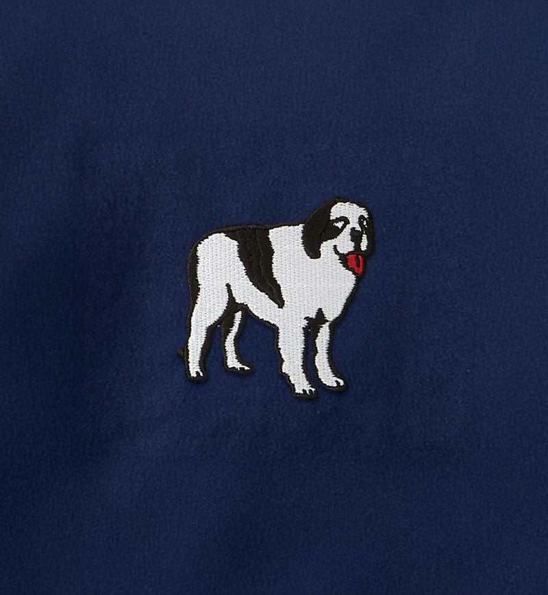 French Terry Fleece Embroidered Crew