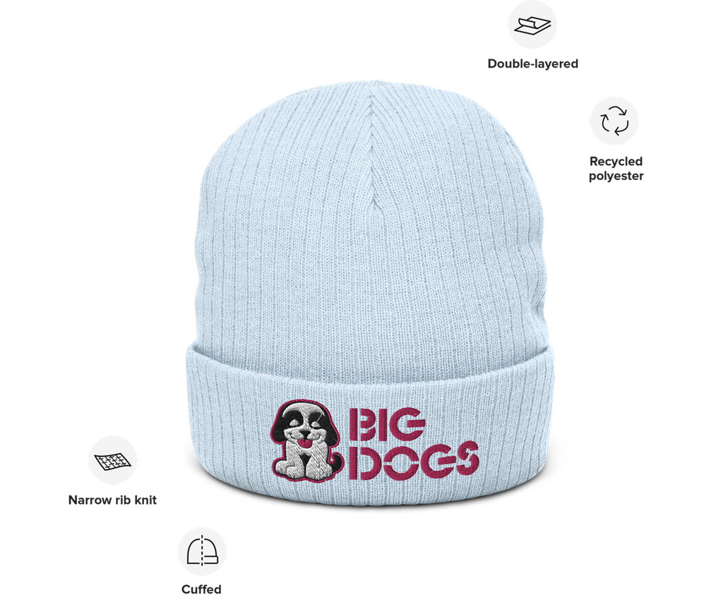 Puppy Ribbed knit beanie – Big Dogs