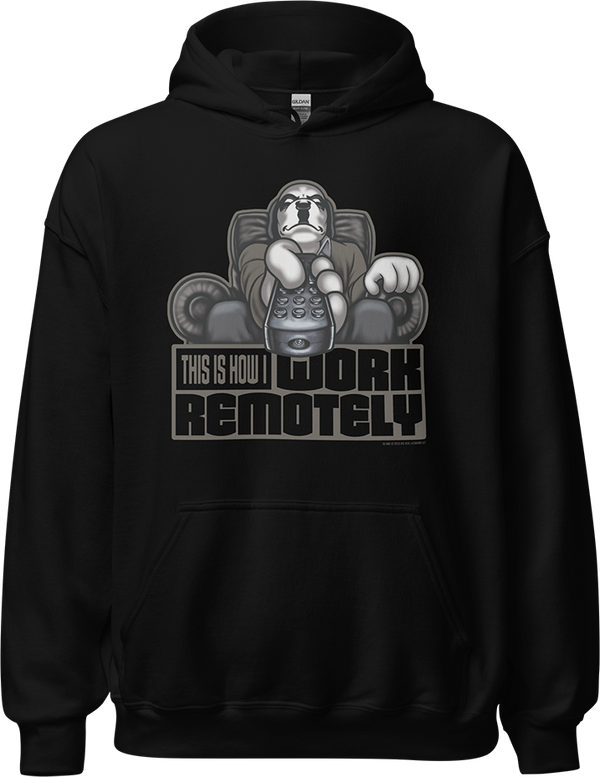 Work Remotely Graphic Hoodie