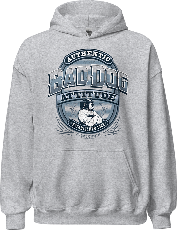 BAD DOG ATTITUDE SINCE 83 Graphic Hoodie