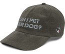 Can I Pet Your Dog corduroy cap