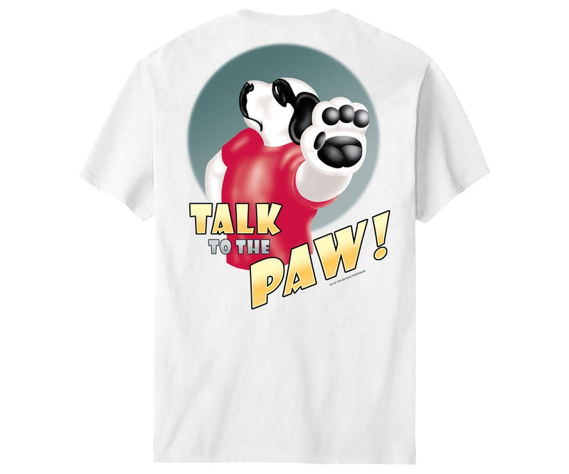 Talk To The Paw T-Shirt White