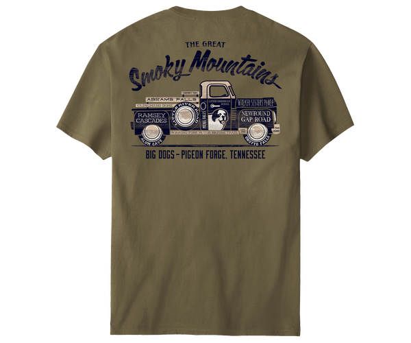 Smoky Mountain Landmark Truck T-Shirt
