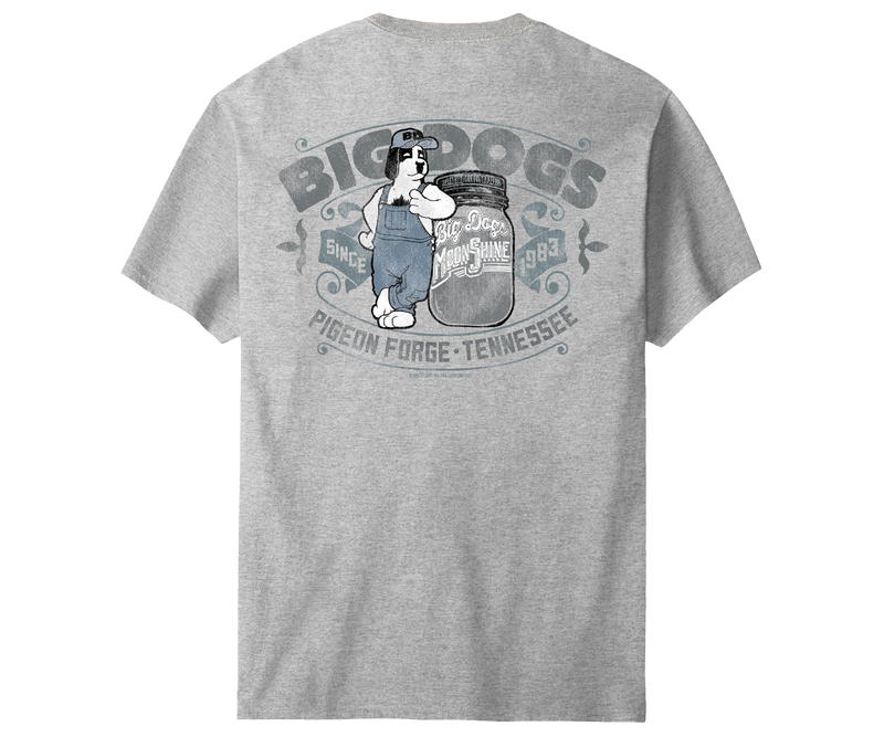 Big Dog Moonshine Jar T-shirt