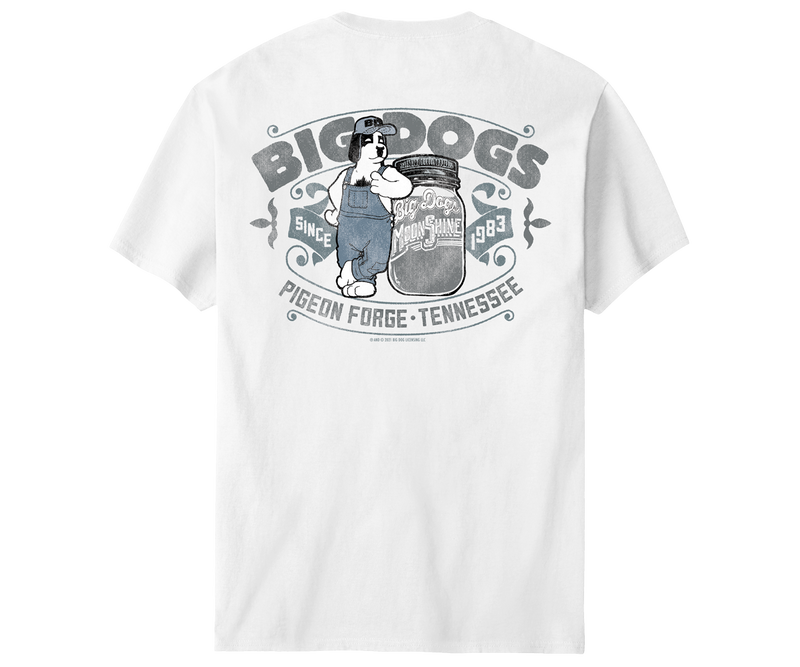 Big Dog Moonshine Jar T-shirt
