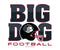 Big Dog Football Helmet T-Shirt