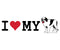 I Heart My Big Dog Graphic Hoodie