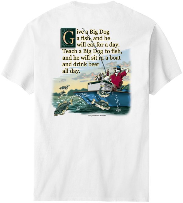 Give A Big Dog A Fish T-Shirt