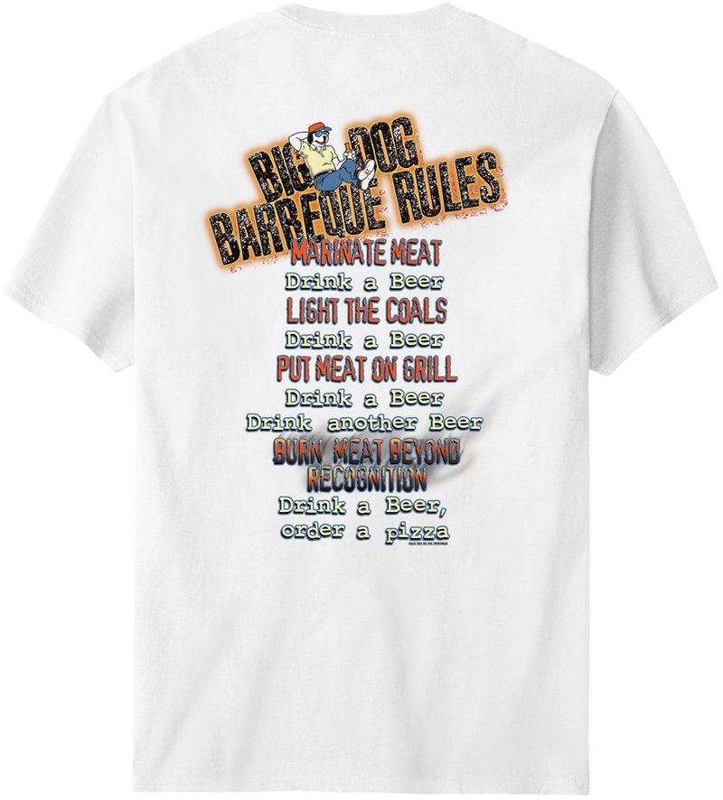 Big Dog BBQ Rules T-Shirt