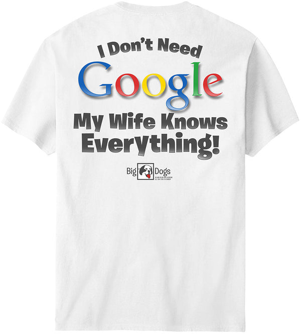 I Do Not Need Google T-Shirt