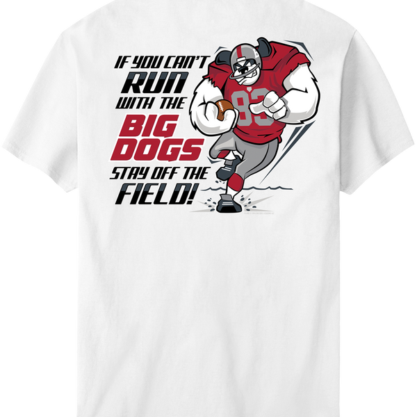 t shirt with football on it