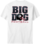 Big Dog Football Helmet T-Shirt
