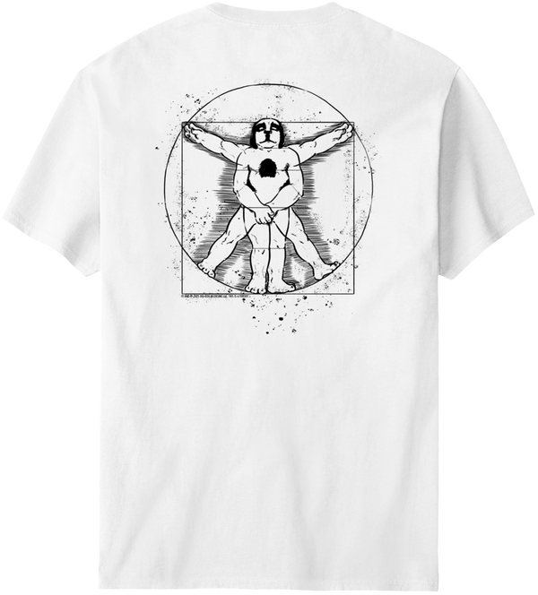 Dog Vinci Vitruvian Dog T-Shirt