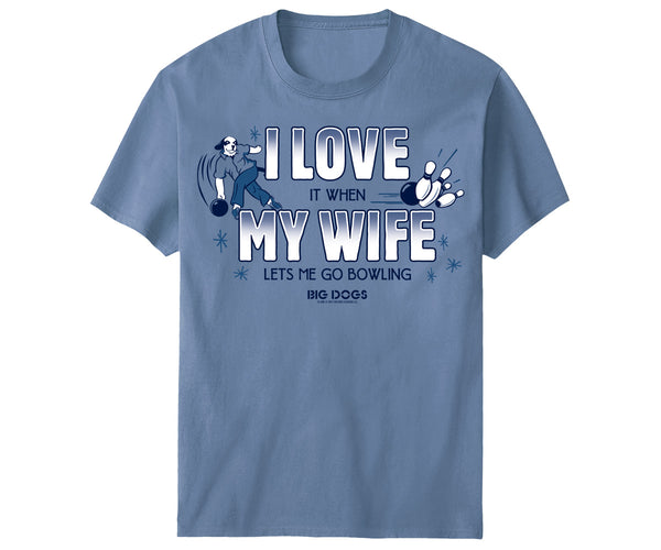 I Love My Wife Bowling T-Shirt