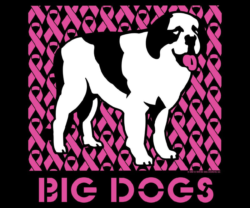 Pink Ribbon Dogs Pink Ribbon Standing Dog – Big Dogs