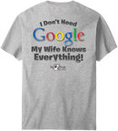 I Do Not Need Google T-Shirt