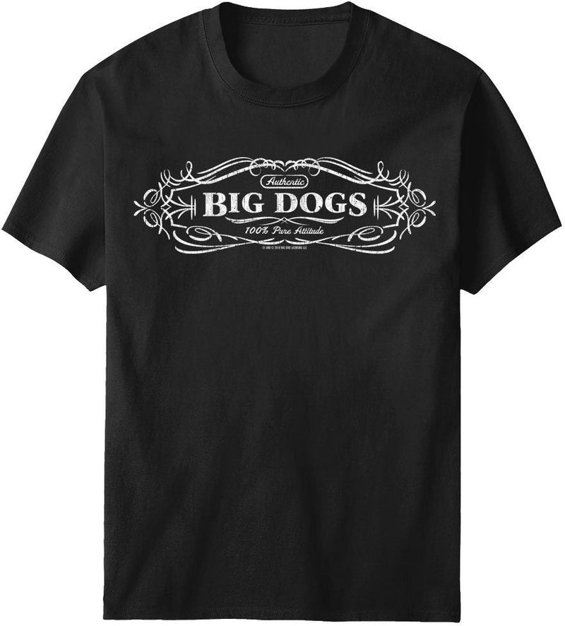 100% Attitude Chest Stripe T-Shirt – Big Dogs