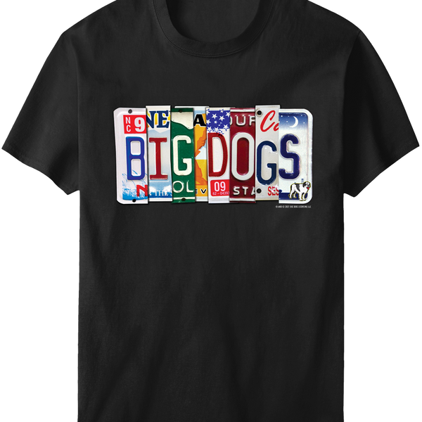 Bd License Plate T-Shirt – Big Dogs