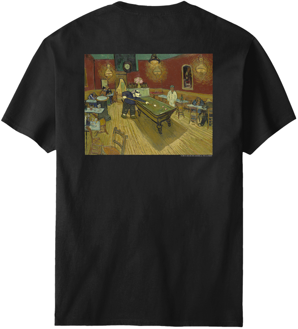 Van Dogh Pool Player T-Shirt