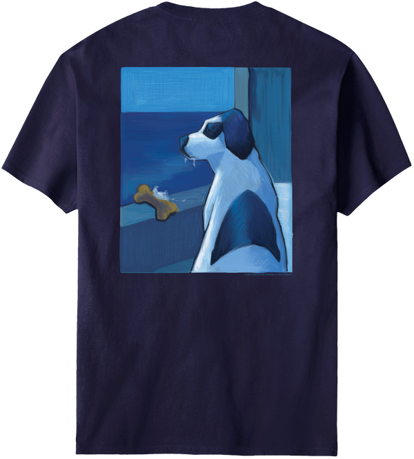 Pawcasso Blue Dog T-Shirt