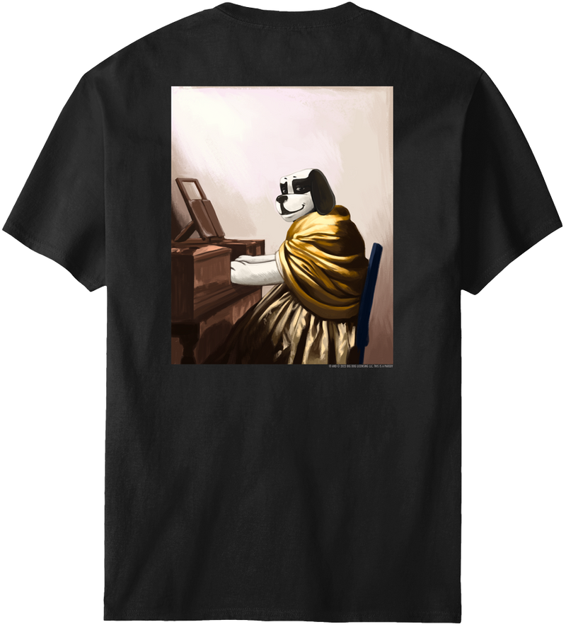 Furmeer Dog At Piano T-Shirt