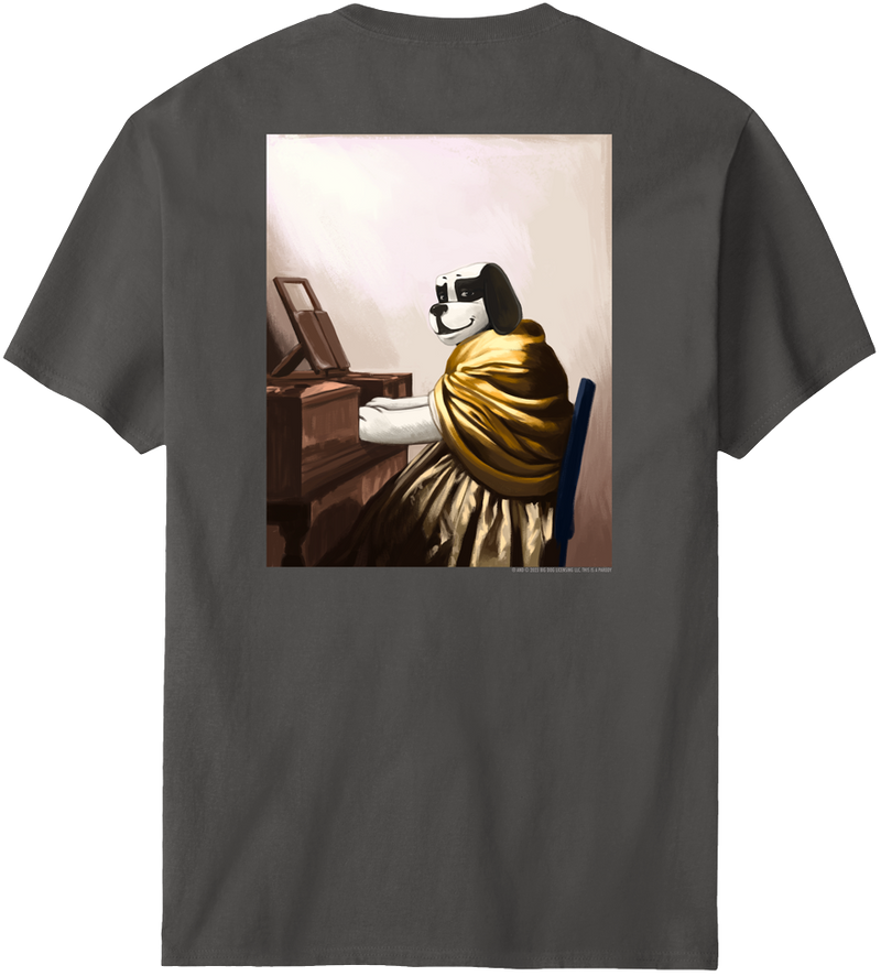 Furmeer Dog At Piano T-Shirt