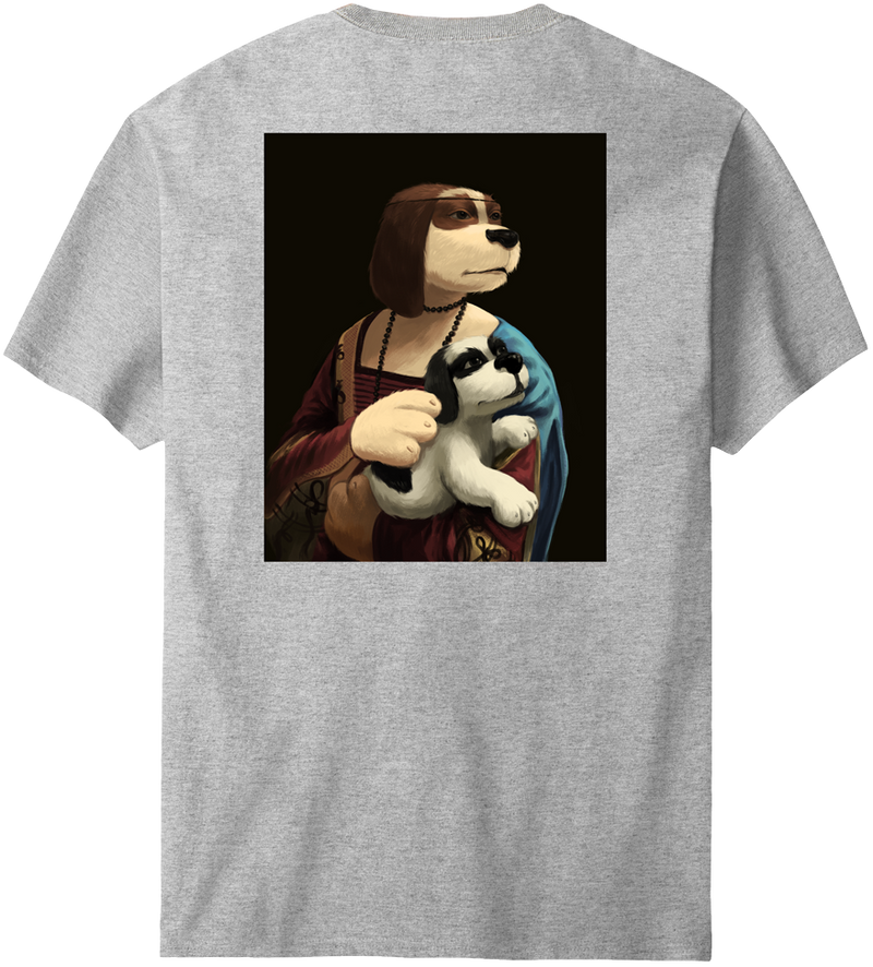 Dog Vinci Lady T-Shirt