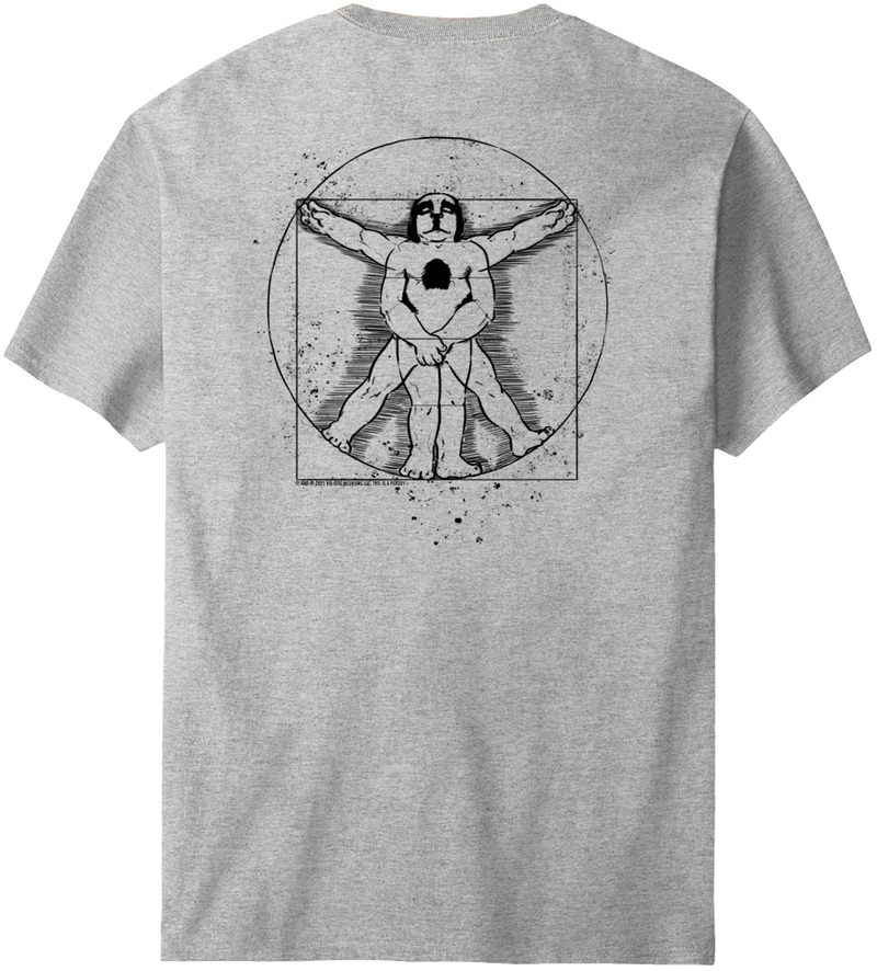 Dog Vinci Vitruvian Dog T-Shirt