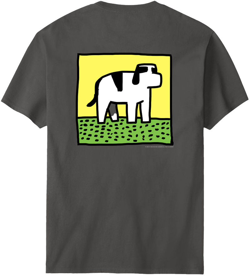 Hair-ing Dog On Lawn T-Shirt