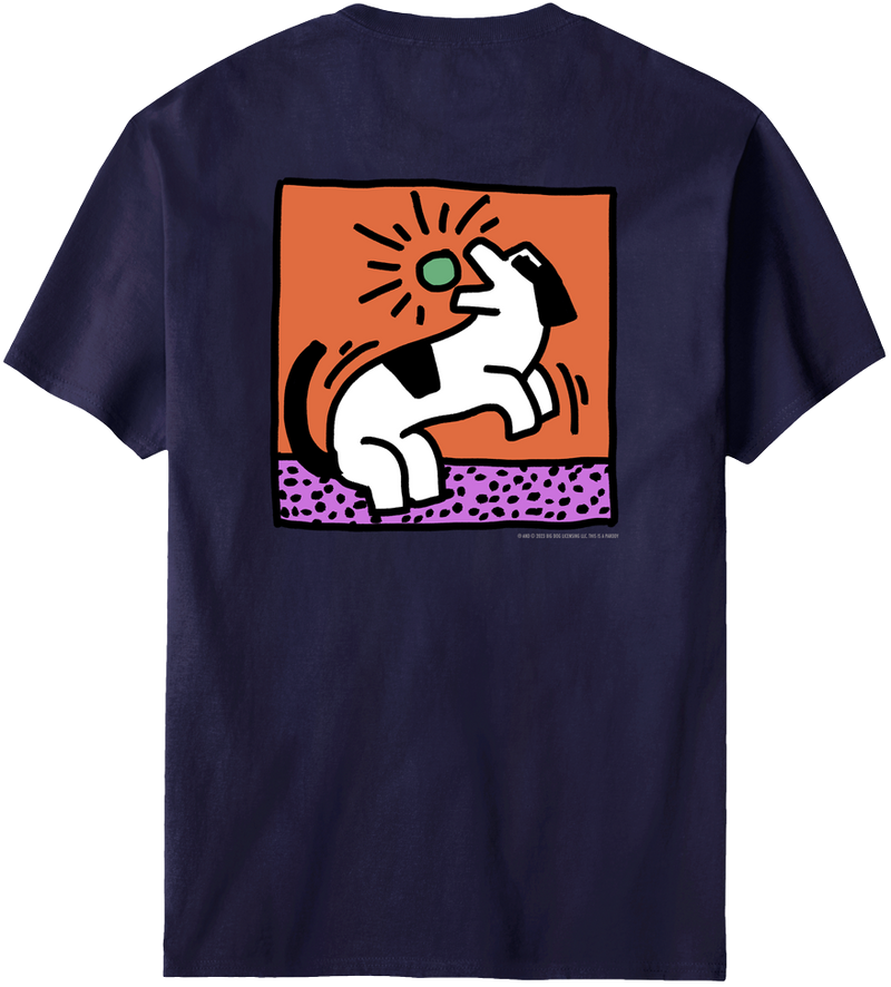 Hair-ing Dog With Ball T-Shirt