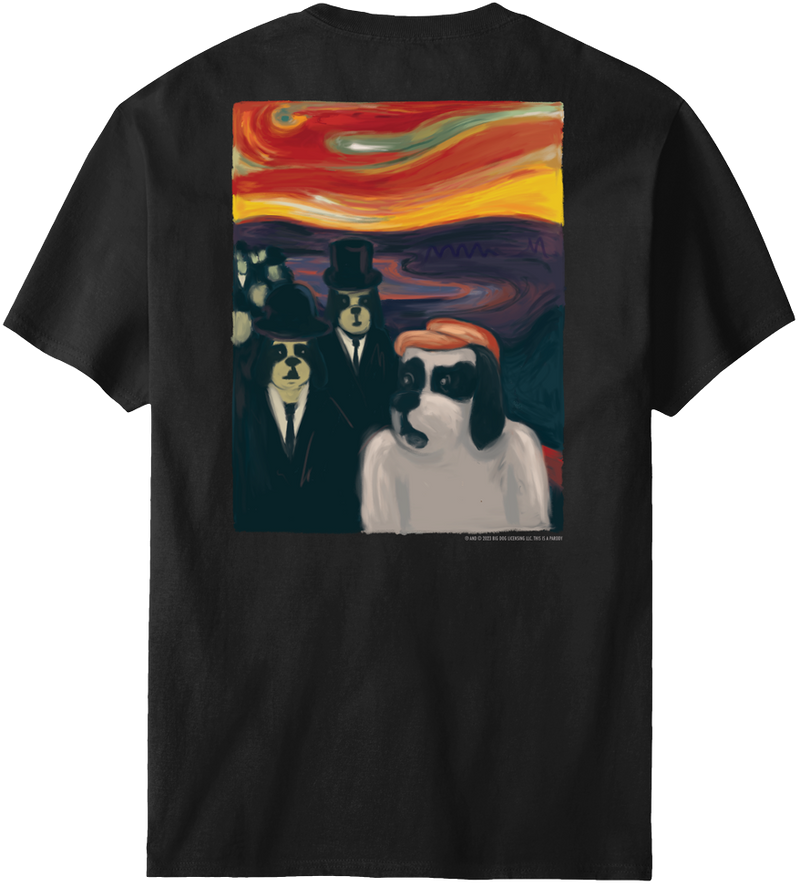 Munch Dogs In Hats T-Shirt