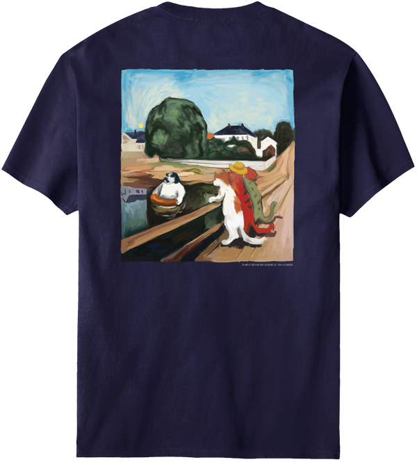 Munch Dog In Inner Tube T-Shirt