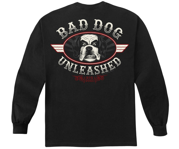 Bad Dog Unleashed Long Sleeve T-Shirt