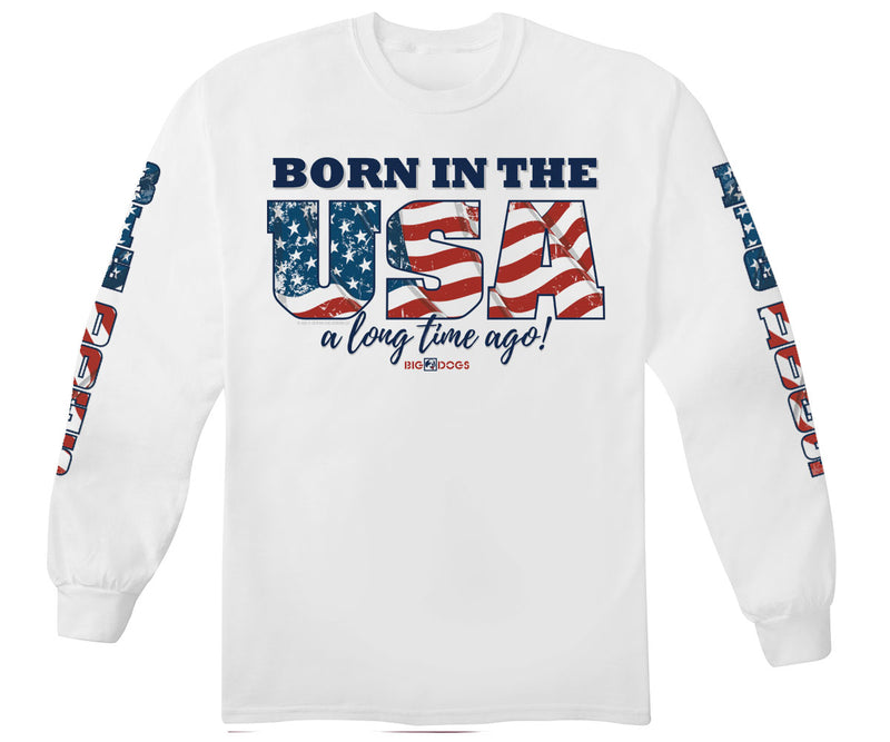 Born In The USA Long Sleeve T-Shirt