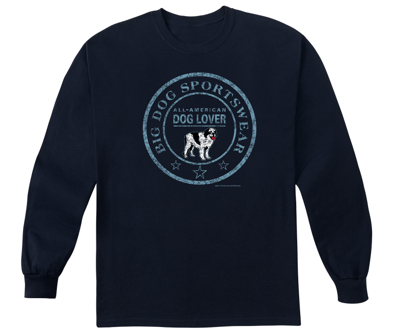 All American Dog Lover Long Sleeve T-Shirt