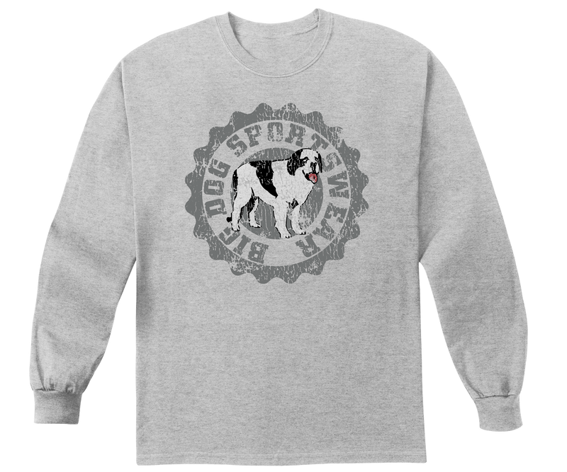 Distressed Logo Long Sleeve T-shirt
