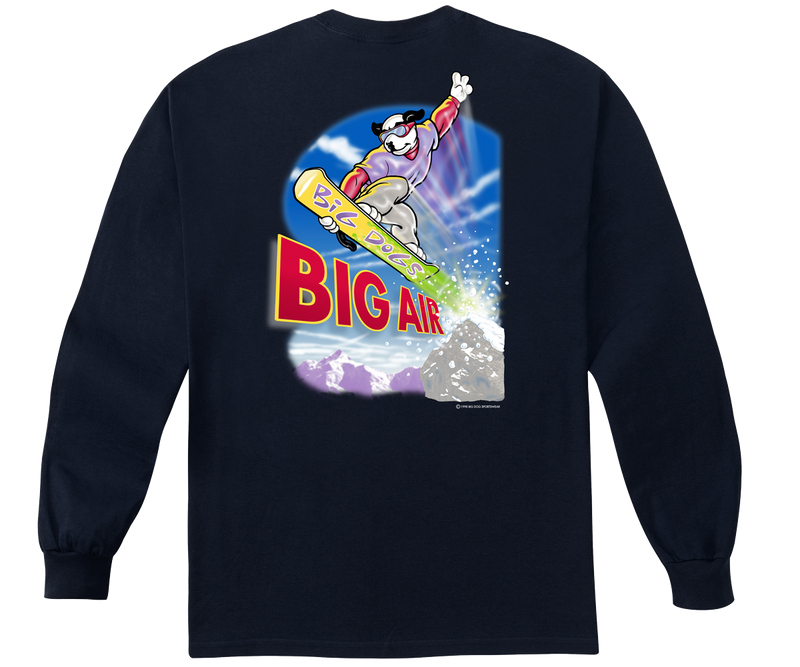 Big Air Snowboarding Long Sleeve T-Shirt