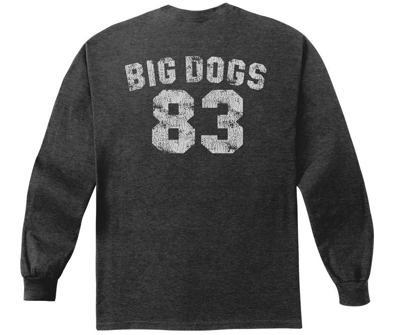 BDS83 Distressed Long Sleeve T-shirt
