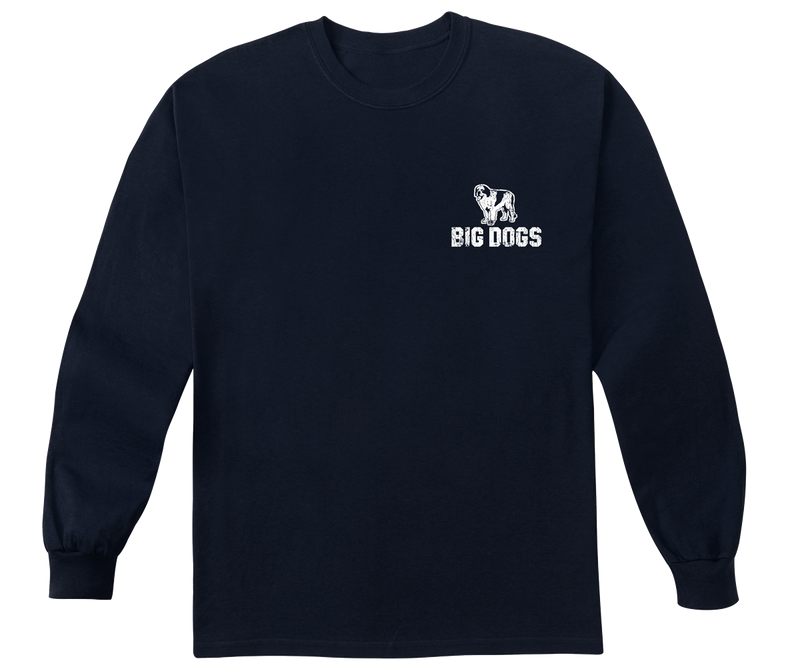 BDS83 Distressed Long Sleeve T-shirt