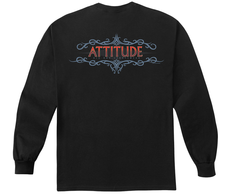 Attitude Scroll Long Sleeve T-shirt