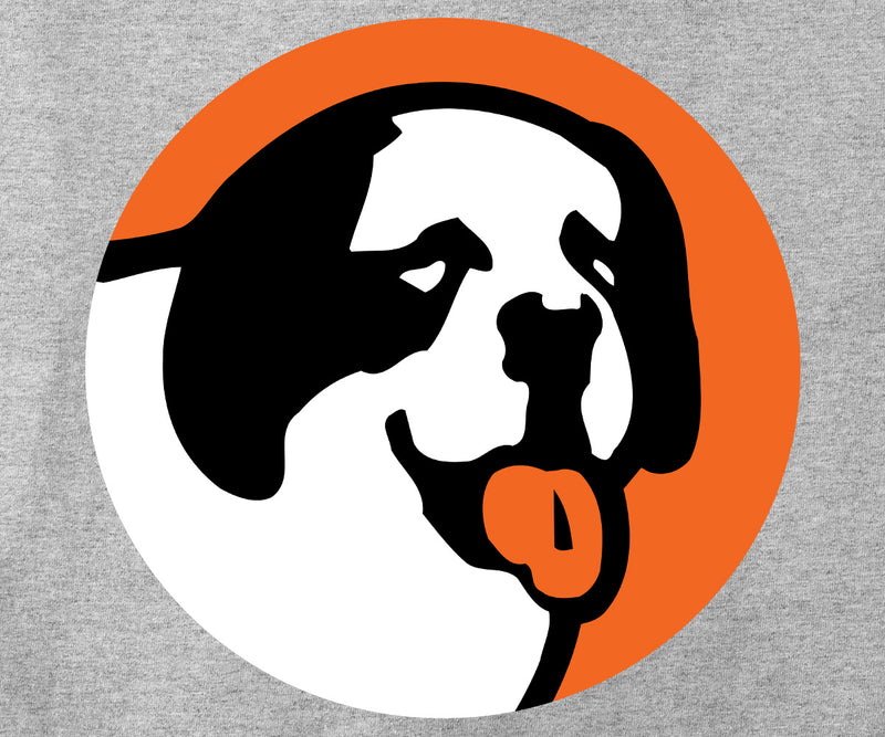 Circle Logo Neon Orange Long Sleeve T-shirt